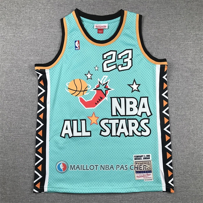 Maillot Enfant All Star 1996 Michael Jordan NO 23 Vert